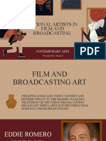 National Artists in Film and Broadcasting: Contemporary Arts