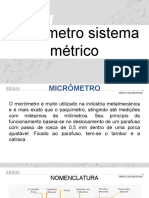 Aula 05 - Micrômetro Sistema Métrico