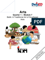 Arts8 - q1 - Mod7 - Batik A Traditional Art of Southeast Asia - FINAL08032020
