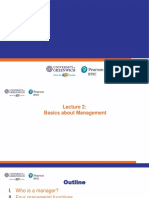 Basics of Management Functions and Roles