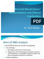 Arterial Blood Gas Analysis