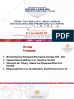 01 Dr. Ir. Suprayoga Hadi MSP Capaian Tantangan Dan Peluang Pelaksanaan Strategi Nasional Percepatan Pencegahan Stunting Tahun 2018 - 2024