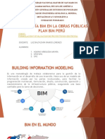 Metodología Bim en Las Obras Públicas - Plan Bim Perú