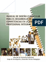 Manual Diseño Curricular Desarrollo Competencias Formacion Profesional Integral