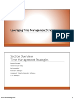 Section Two - Leveraging Time Management Strategies