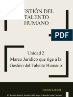 Unidad 2 Marco Jurídico Que Rige La Gestión Del Talento Humano