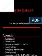 Base de Datos I: Ing. Sergio Valladares Castillo