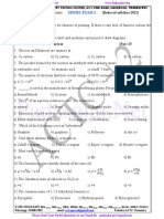 12th Chemistry EM - Public Exam 2022 - Model Question Paper - English Medium PDF Download