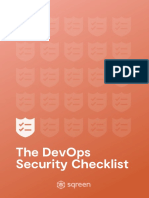 Devops Security Checklist