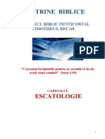 Curs de Escatologie