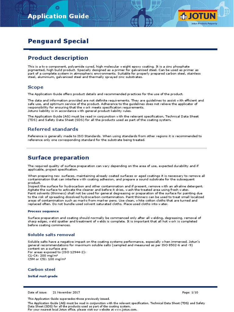 Penguard Special Application Guide | PDF