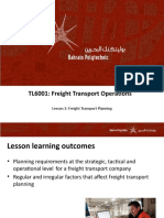 Freight Lesson 3 - Freight Transport Planning - New