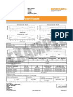 Certificate of Calibration XK10 Alignment Laser