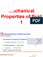 Mechanical Properties of Fluid p1