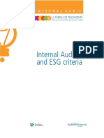 Internal Audit and ESG Criteria: N T E R N A L A U D I T