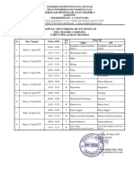 Jadwal Us Susulan 21.22