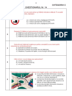 Categoria C Chestionarul Nr. 14