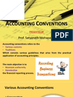 Accounting Conventions (Satyanath Mohapatra)