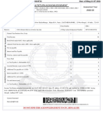 Income Tax Acoknowledgement Number