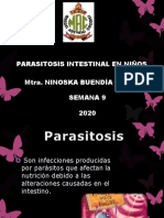 Clase de Parasitosis Intestinal en Niños Semana 9 PDF