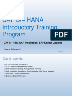SAP S4 HANA - CTS - Install - Kernal - Day 8