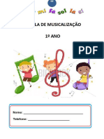 Apostila de Musicalização 1 Ano