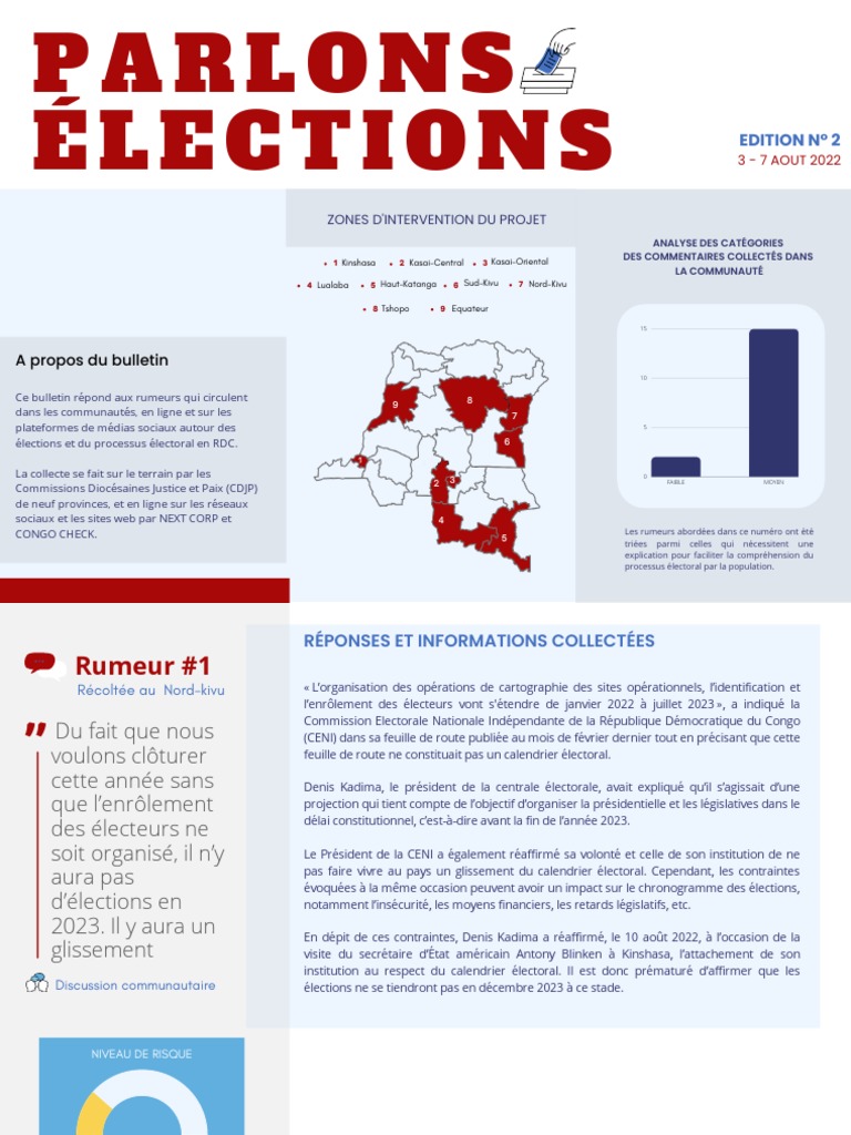 Élections en RDC : Rumeurs et Réalités | PDF | République démocratique ...