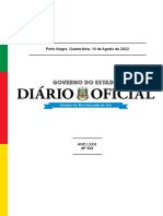 RS Diário Oficial 10/08/2022