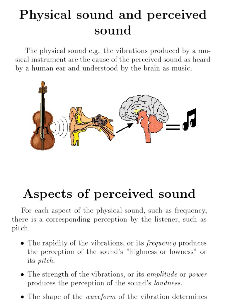The Science of Music - Physical and Perceived Sound | PDF