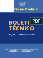 Boletim Técnico 001 - Esteiras Drapper