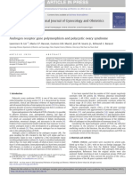 Androgen Receptor Gene Polymorphism and Polycystic Ovary Syndrome