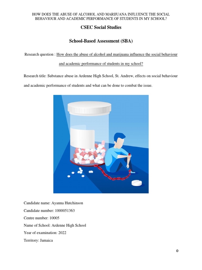 Substance Abuse Impact on Students | PDF | Substance Abuse | Questionnaire