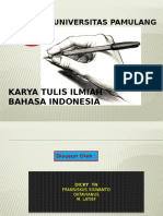 Universitas Pamulang: Karya Tulis Ilmiah Bahasa Indonesia