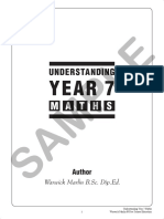 SAMPLE Understanding Maths Year 7 AC