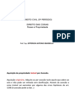 Aquisição e perda da propriedade imóvel e móvel