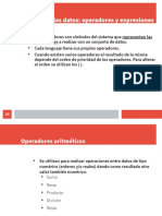 Tema 2 - Los Datos (II)