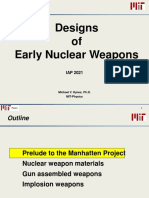 Designs of Early Nuclear Weapons