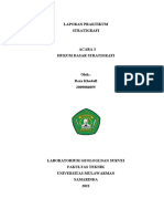 Acara 3 Laporan Praktikum Stratigrafi - Reza Khadafi