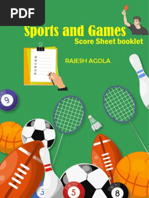Sports and Games Score Sheets-Rajesh Agola