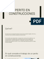 Perito en Construcciones