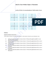 NCERT Sol Math Chapter 2-Polynimials