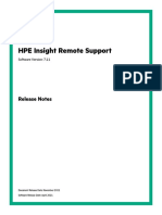 HPE - A00112786en - Us - HPE Insight Remote Support 7.11 Release Notes