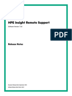 HPE Insight Remote Support 7.10 Release Notes
