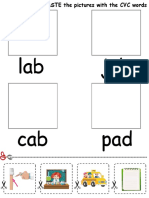 CVC Words Cut and Paste
