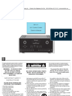 Mcintosh mx121 Processor Owners Manual