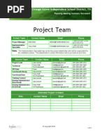 Summary Planning Meeting