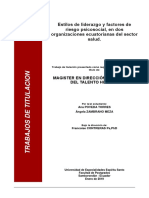 Estilos de Liderazgo y Factores de Riesgo Psicosocial