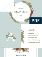 MLA 9th Edition Presentation
