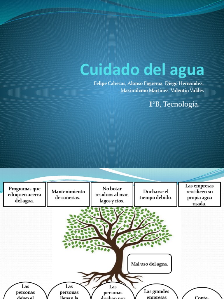 Afiche sobre el Cuidado del Agua | PDF | Ciencia y matemáticas