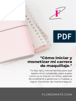 E-Book Cómo Iniciar y Monetizar Mi Carrera de Maquillaje